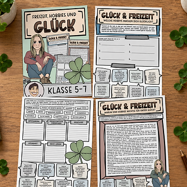 Unterrichtsmaterial zur Unterrichtsreihe Glück, Ethikunterricht in Klasse 5, 6 und 7