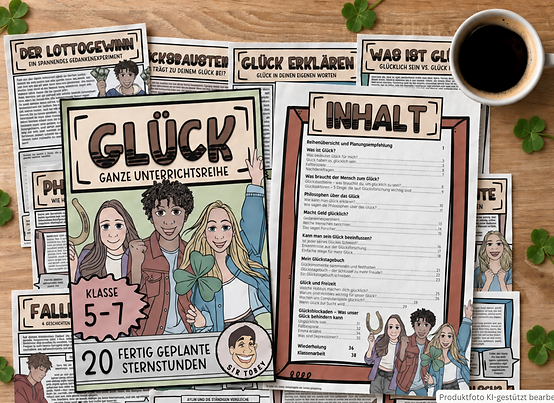 Unterrichtsreihe Glück für den Ethikunterricht in Klasse 5-7 Überblick.png