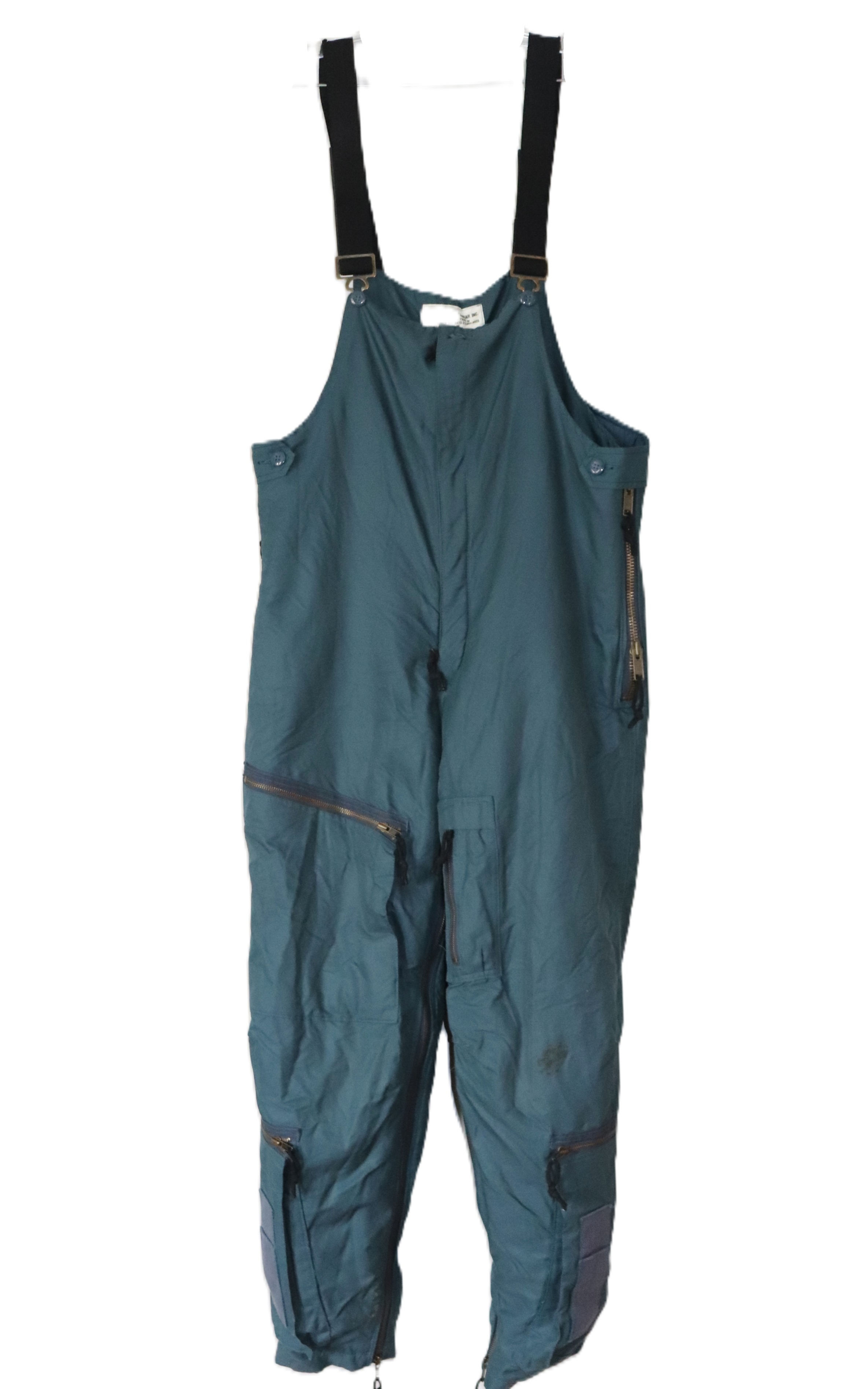 ROYAL CANADIAN AIR FORCES GREEN COLD WEATHER BIB PANTS SIZE 7038