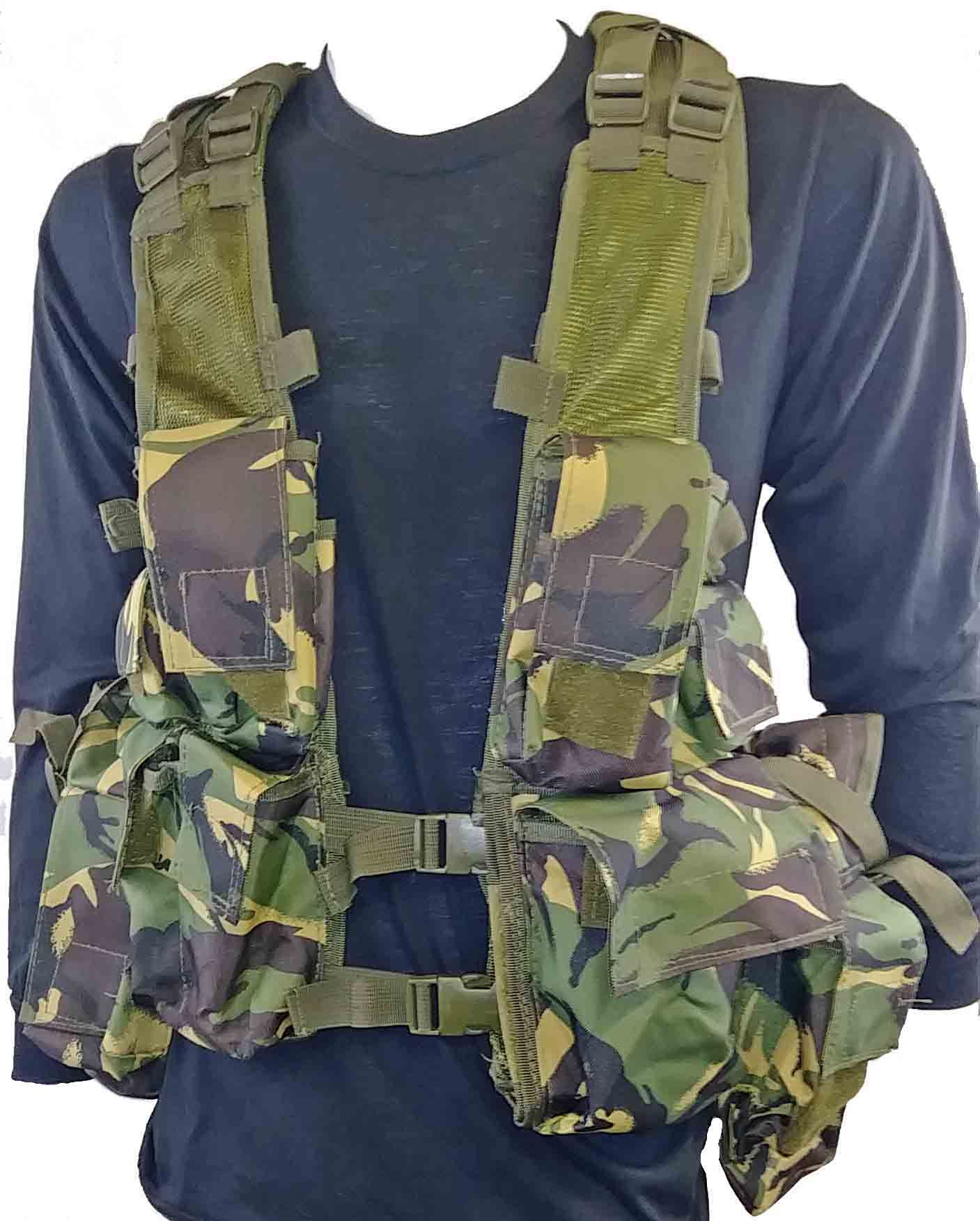 UK STYLE CAMO TACTICAL VEST