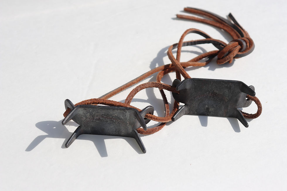Thumbnail: VINTAGE BRITISH ICE CLEATS