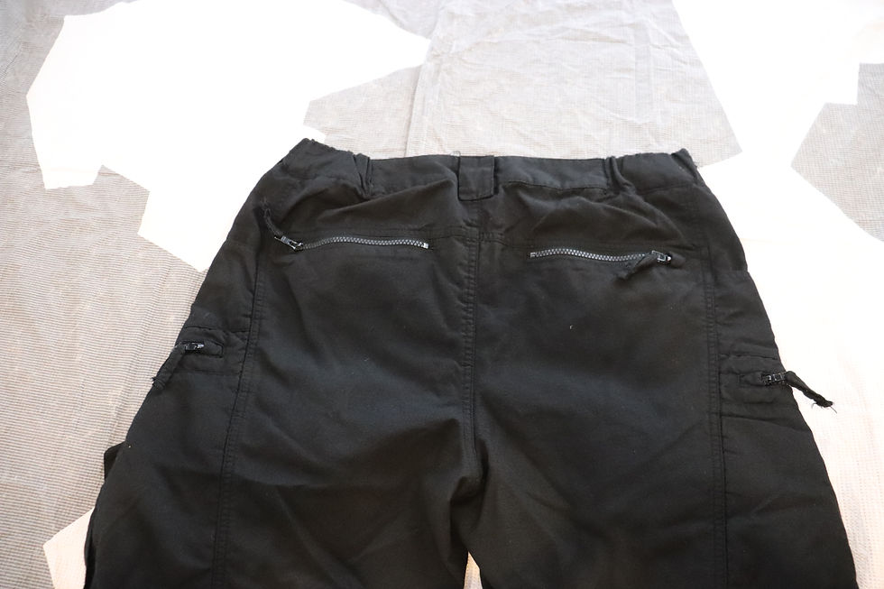 Thumbnail: ROYAL CANADIAN NAVY BLACK COMBAT PANTS AND KNEE PAD INSERTS