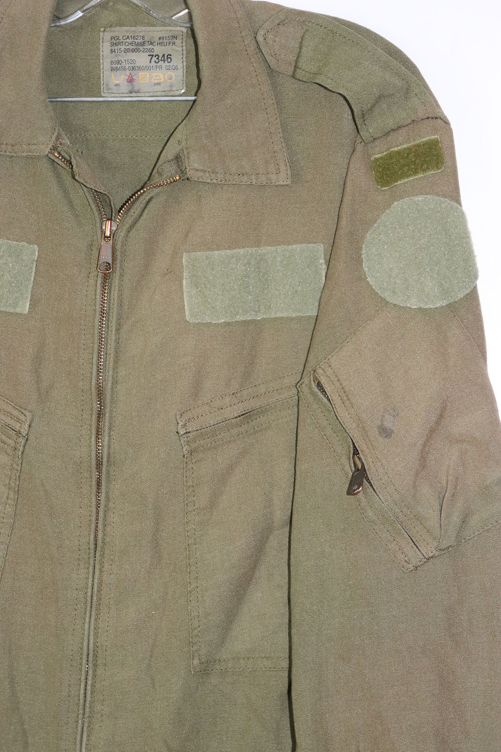 Thumbnail: SIZE 7346 ROYAL CANADIAN AIR FORCES GREEN FLYERS SHIRT