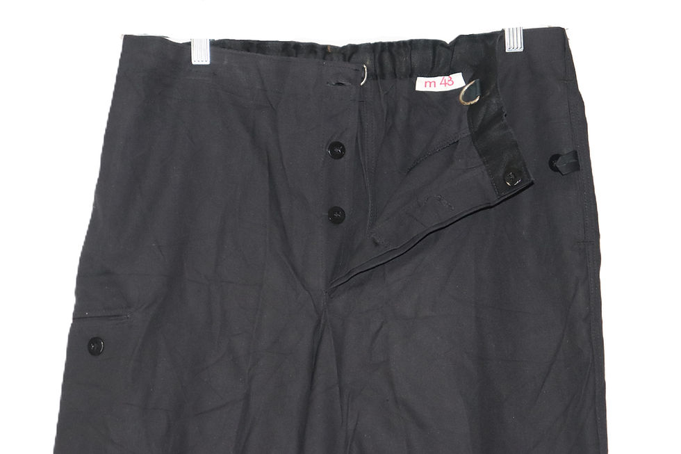 Thumbnail: EAST GERMAN BLACK TANKER PANTS