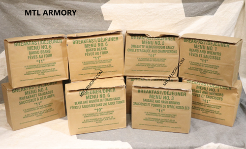 CANADIAN FORCES 2011 RATIONS IMP MRE | MTL ARMORY