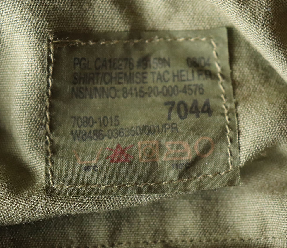 Thumbnail: SIZE 7044 ROYAL CANADIAN AIR FORCE OD FLYERS SHIRT