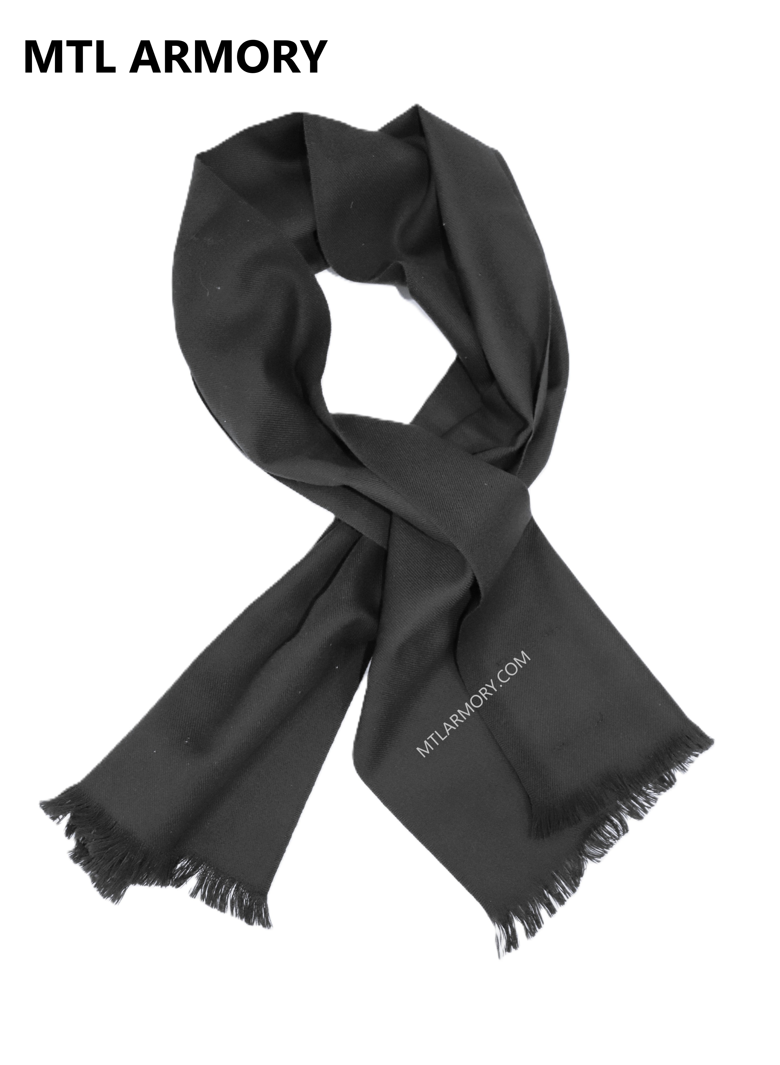 CANADIAN FORCES BLACK WOOL SCARF