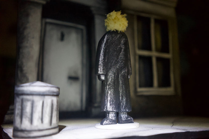 Rillington Place. Brett and Wendy a love story. 2019. Designed by Kim Carpenter, made by Paul Fraser