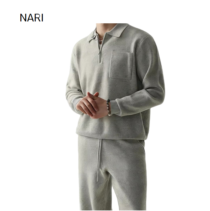 OEM Luxus Herren Super Weiches Kaschmir Haus-/Freizeitbekleidungs-Set Zweiteili