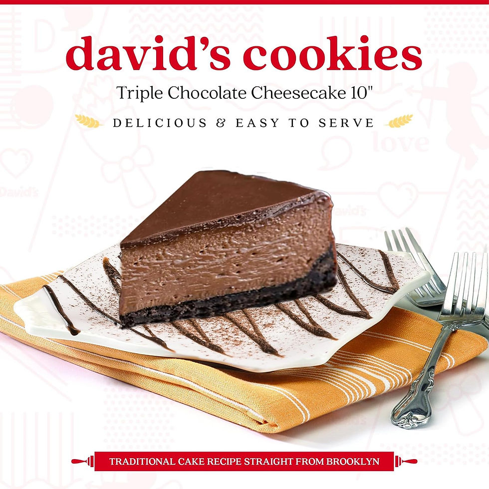 Thumbnail: Chocolate Caramel Pecan Cheesecake 10" - Pre-sliced 14 pcs. Creamy Cheesecake To
