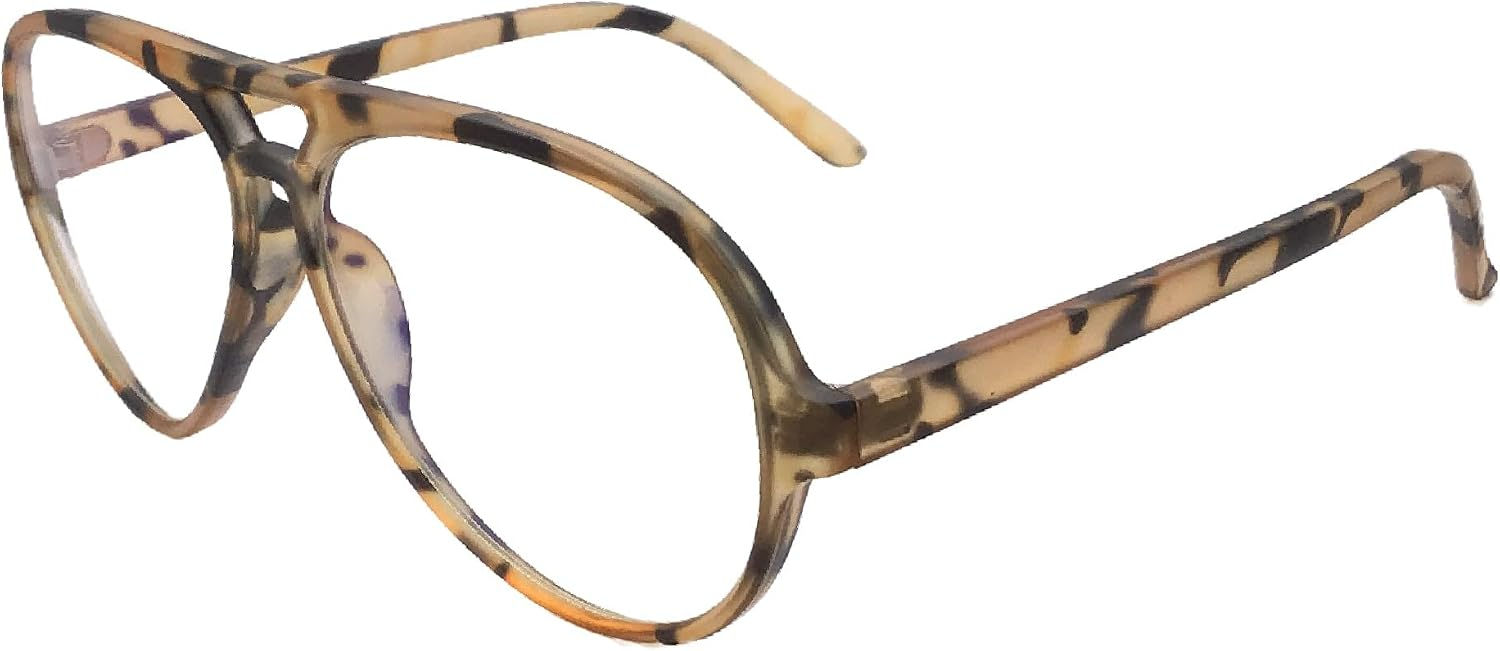 Gabriel + Simone Sydney Reading Glasses for Men and Women Aviator Frame,Light B