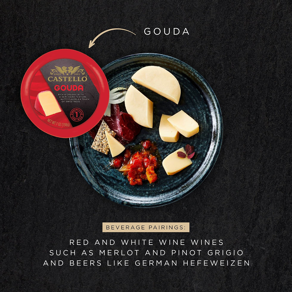 Thumbnail: Castello Gourmet Gouda Cheese, Wax Round, 7 oz