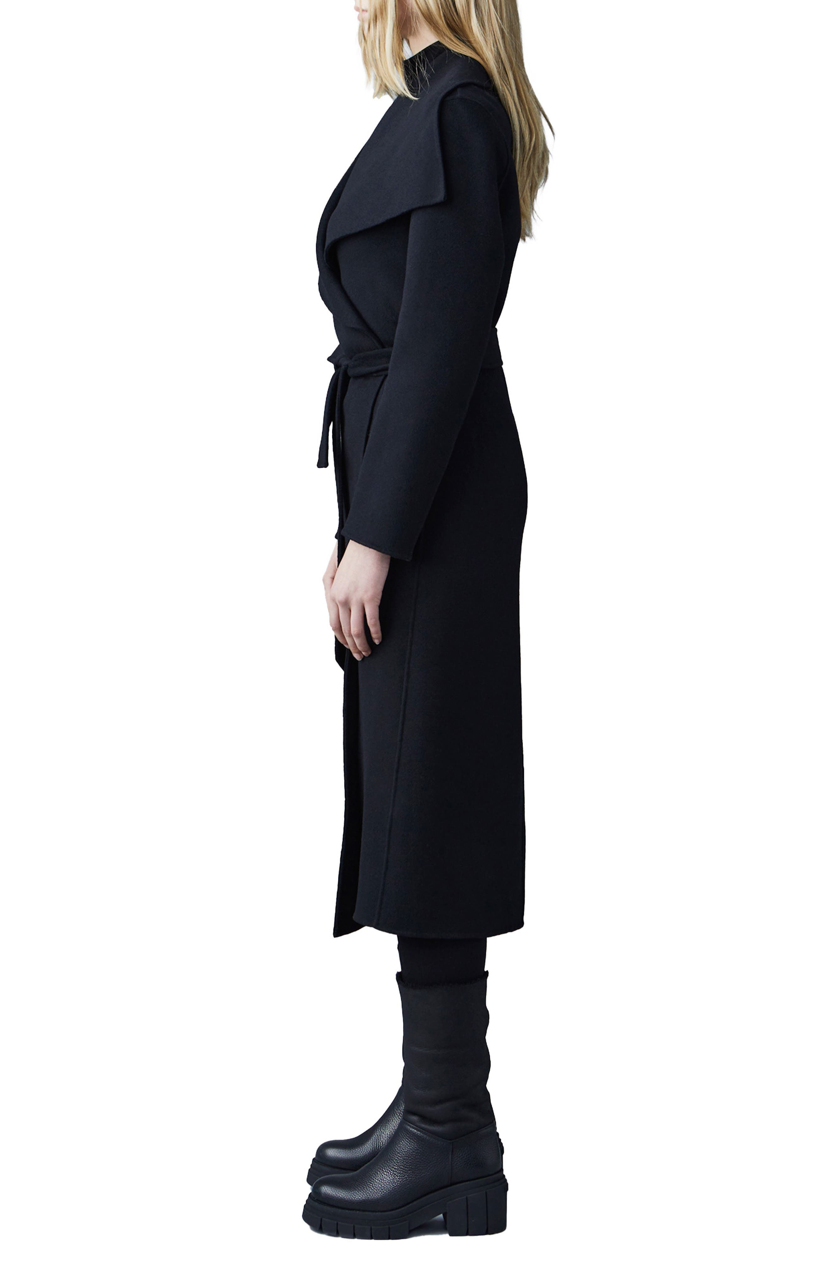 Mai Wool Long Wrap Coat