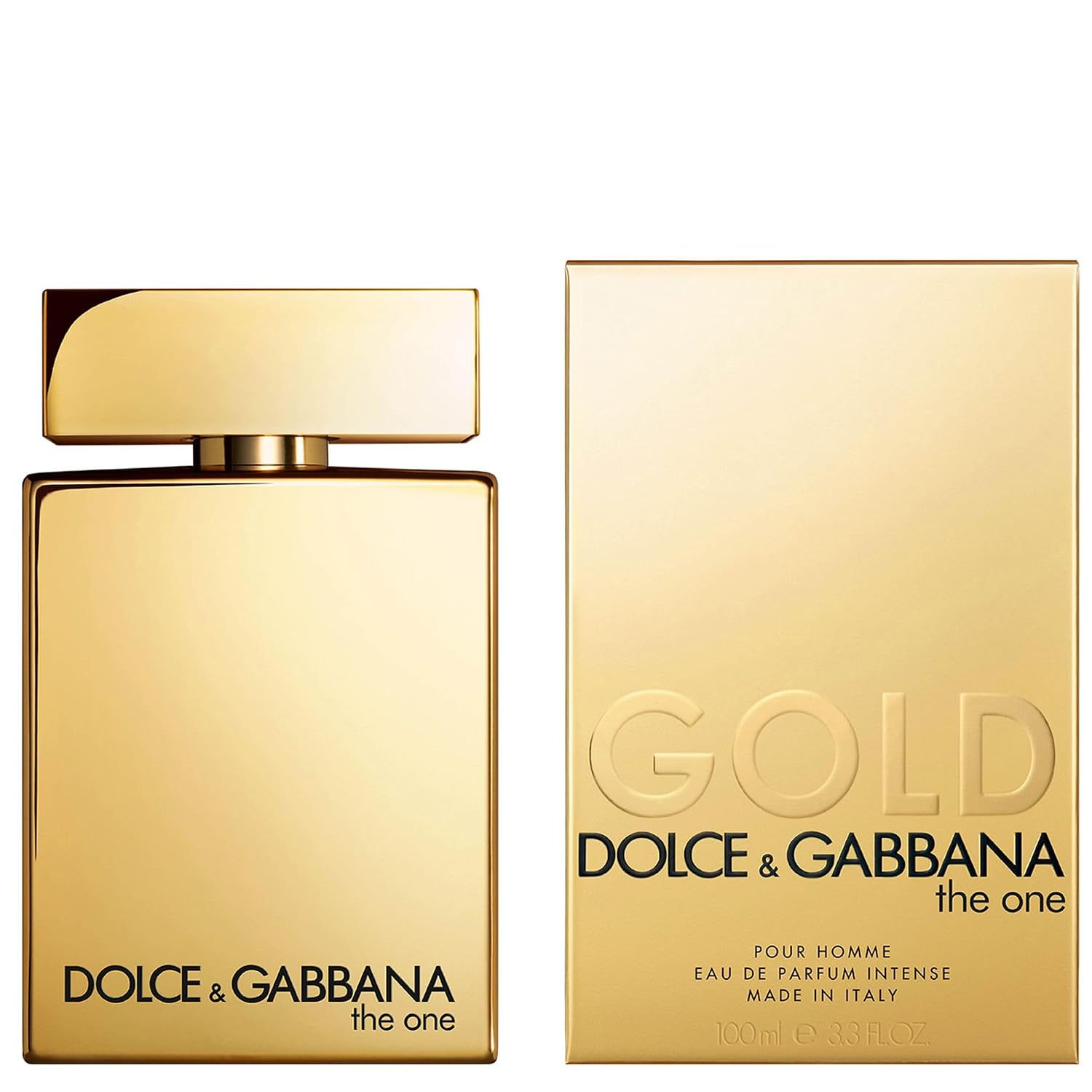 Dolce&Gabbana The One Gold For Men, Eau De Parfum Intense Spray - 100 ml / 3.3