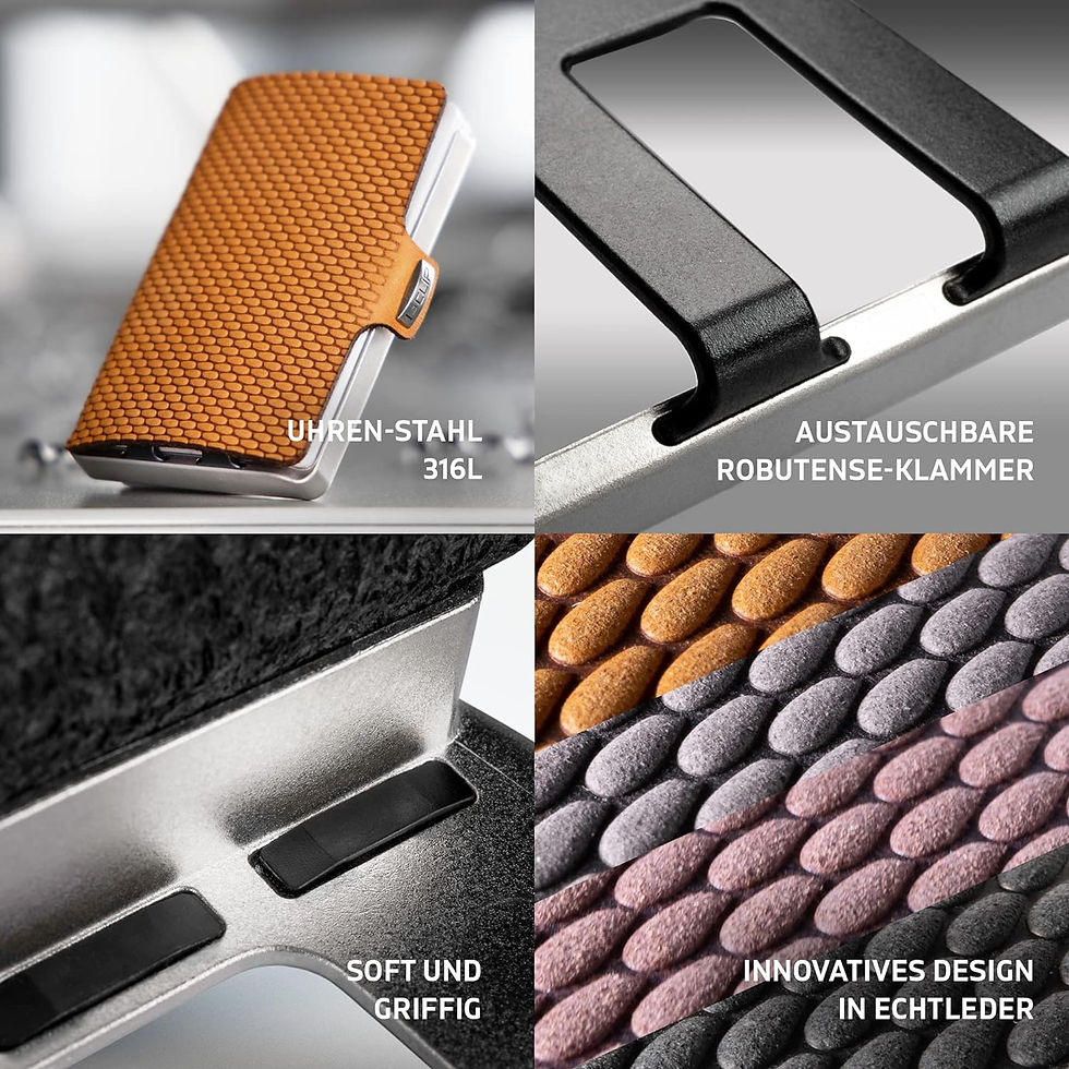 Thumbnail: I-CLIP Stainless Steel Credit Card Case with Interchangeable Money Clip - Slim W
