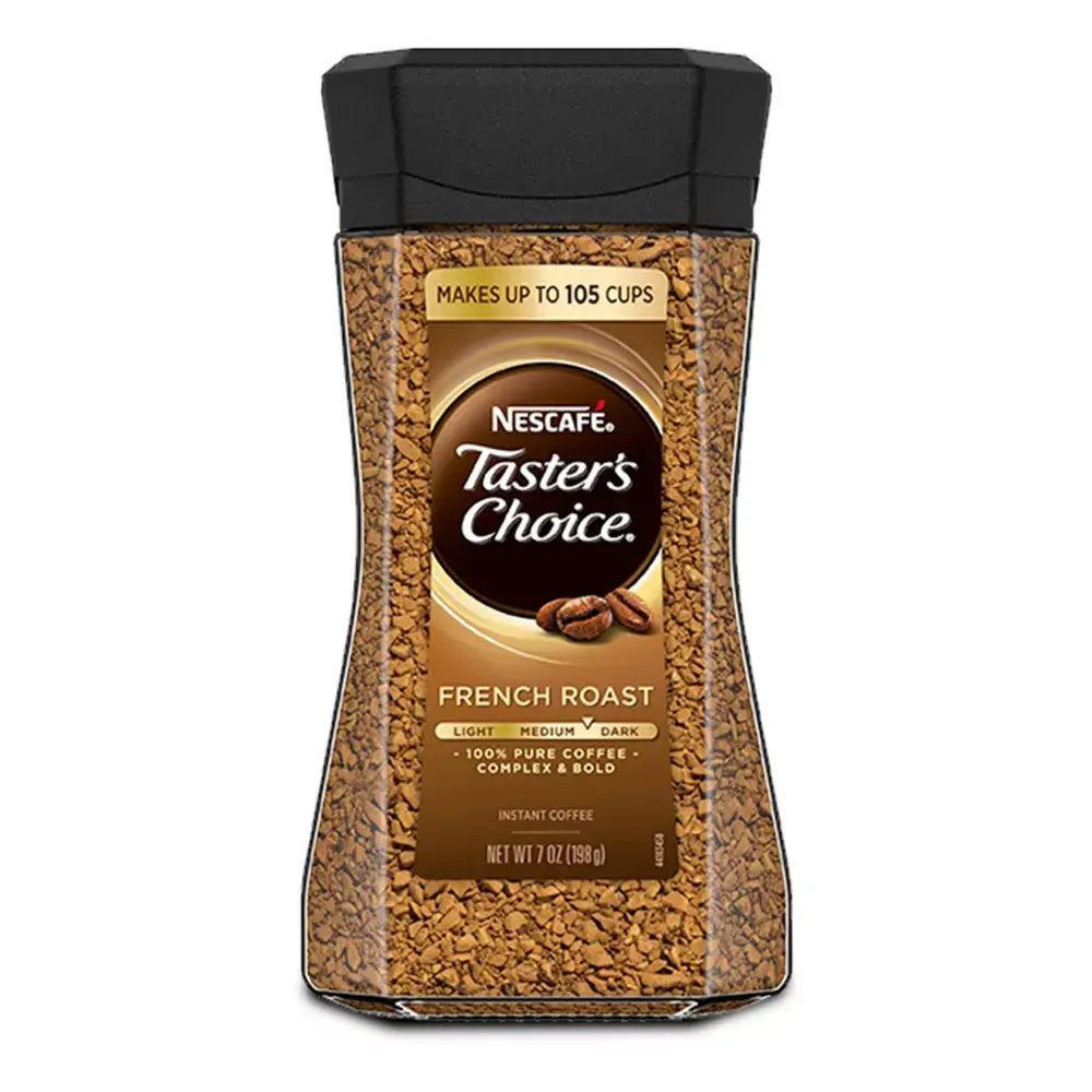 Nescafé Taster's Choice French Roast, Medium Dark Roast Instant Coffee, 7 oz New