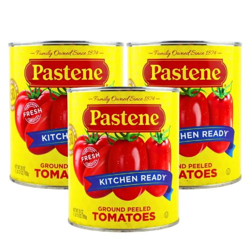 Pastene"Kitchen Ready" Ground Peeled Tomatoes - 28 oz (6 Pack)