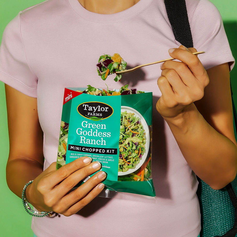 Thumbnail: Taylor Farms Green Goddess Ranch Mini Salad Kit, 4.55 oz Bag, Fresh