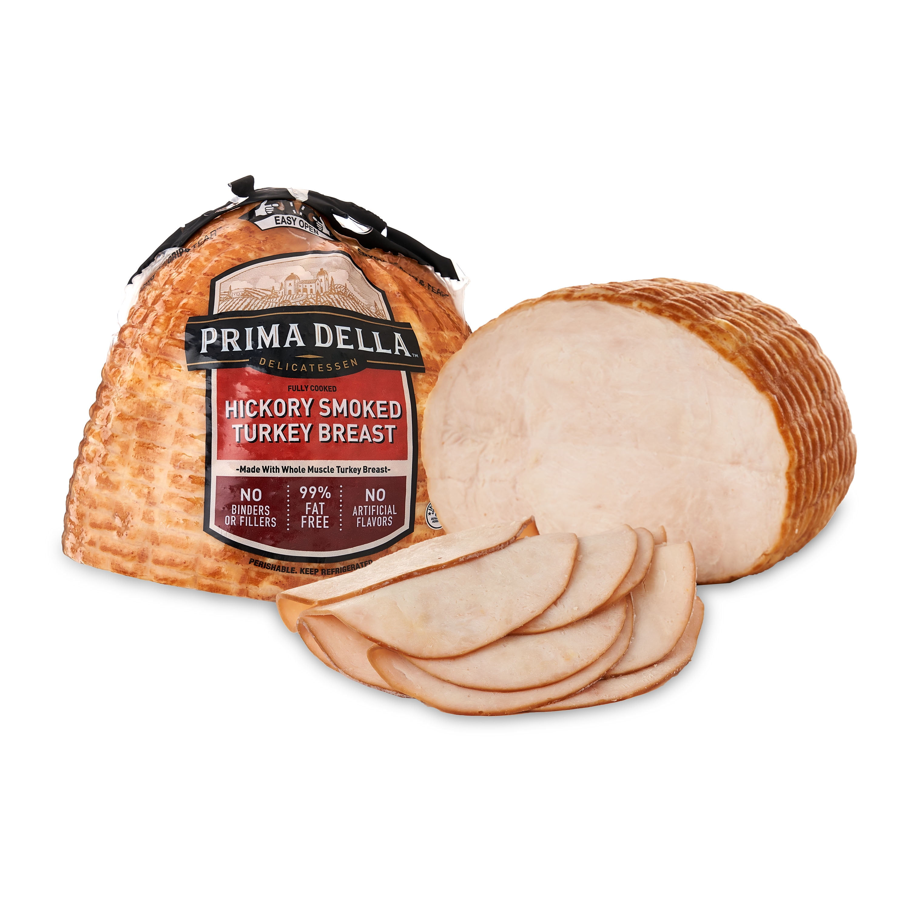 Prima Della Hickory Smoked Turkey Breast, Deli Sliced