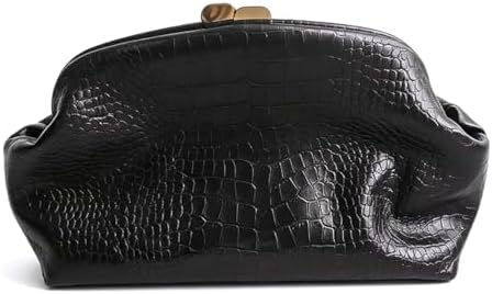 Women's large Evening Bag Dumpling Clutch Purse Chain Strap Handbags Elegant Fa