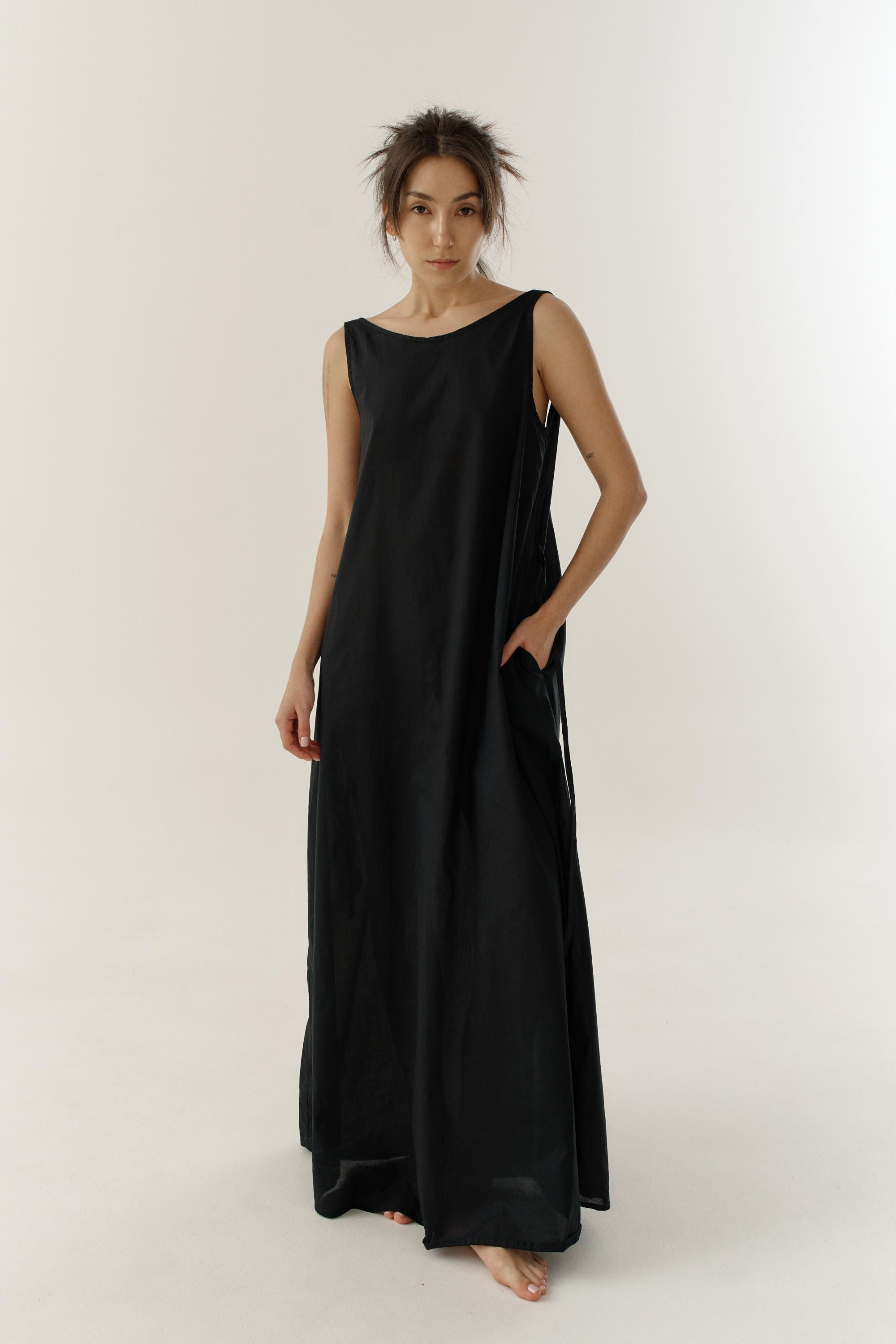 Open Back Cotton Dress