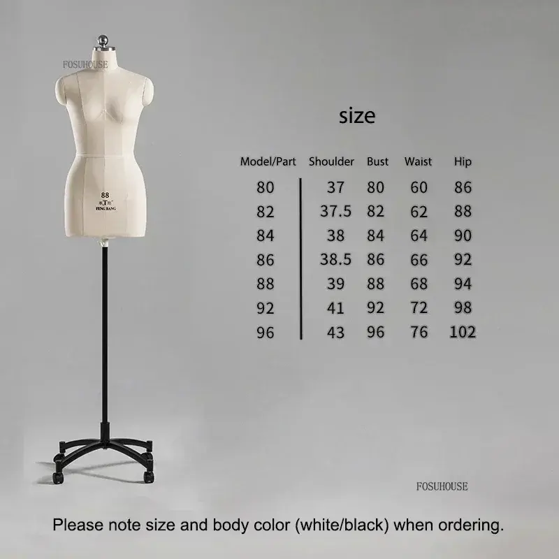 Pinnable Tailor Sewing Female Mannequin Body for Clothes Design and Bust Dress