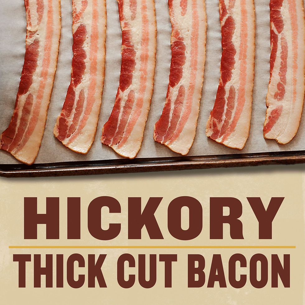 Thumbnail: Wright Brand Hickory Real Wood Smoked Thick Cut Bacon, 48 oz Stack Pack