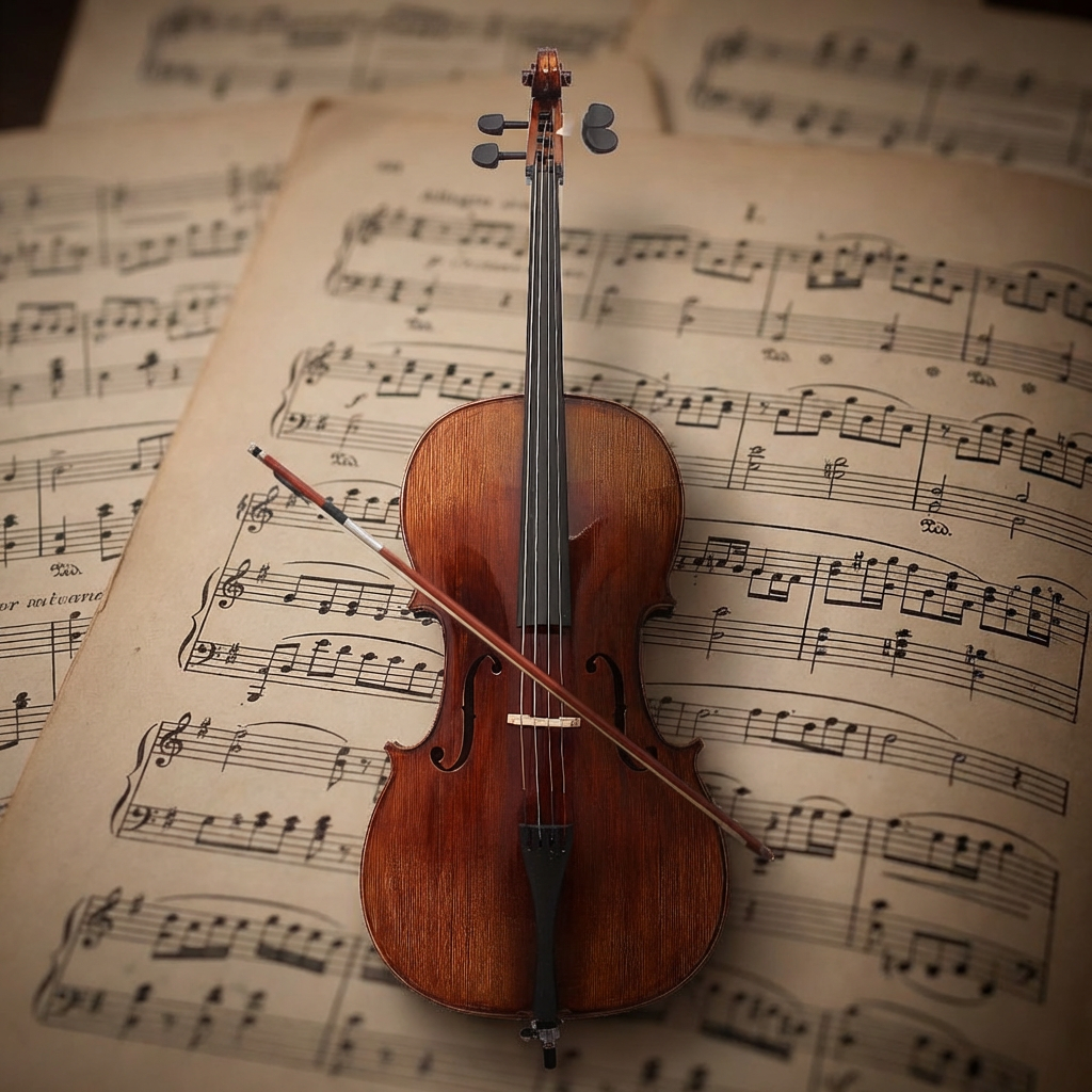 4/4 Handmade Solid Wood Cello for Adults Beginners Children-Bright Matte Finish
