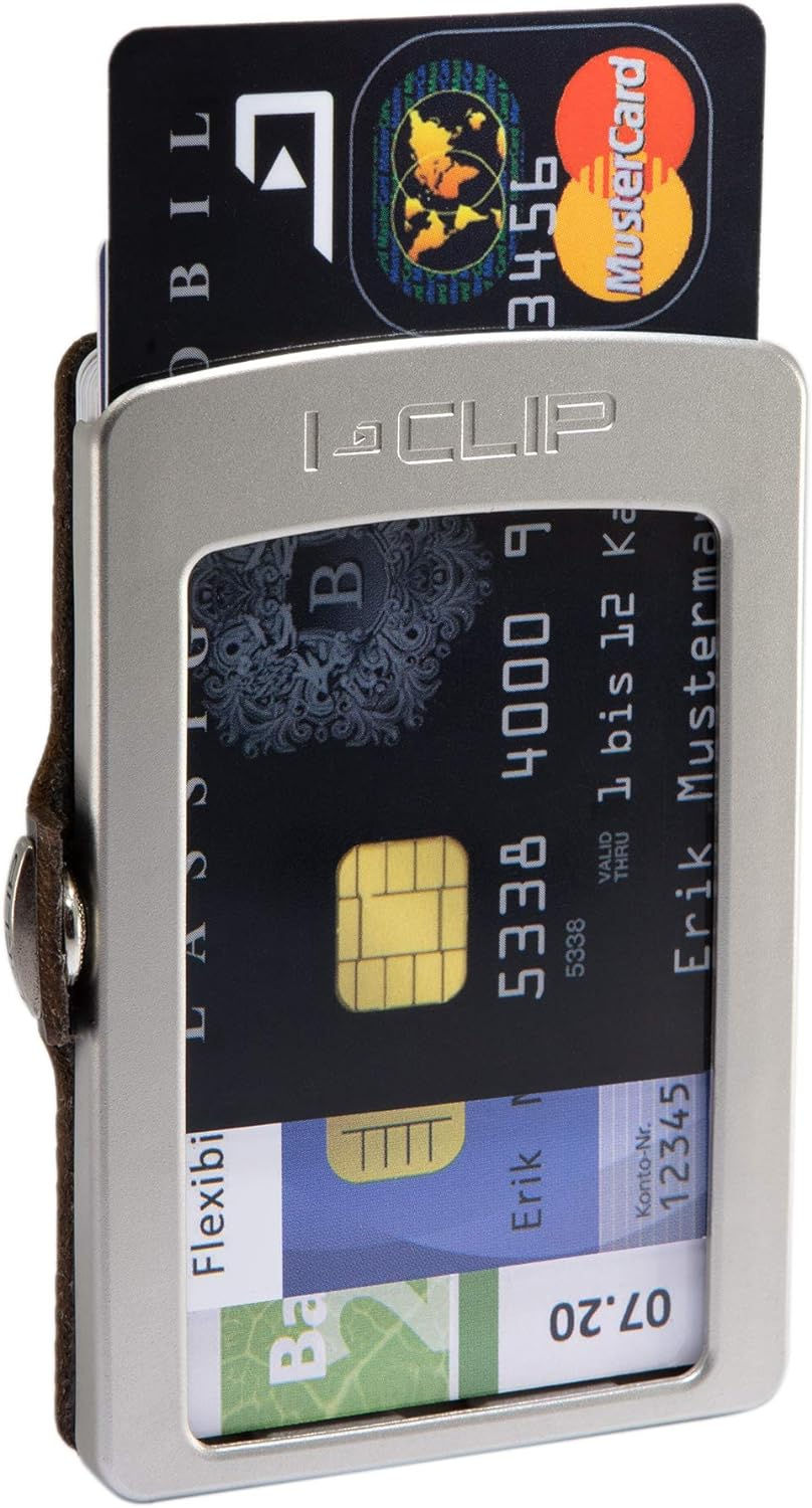 Thumbnail: I-CLIP Stainless Steel Credit Card Case with Interchangeable Money Clip - Slim W