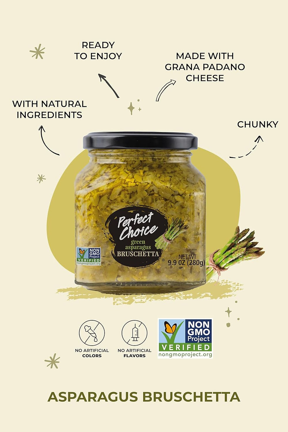 Thumbnail: Perfect Choice Artichoke Bruschetta - Delicious Bruschetta Bread Spread - Ready-