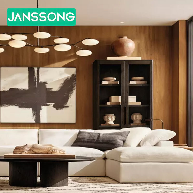 Modern Home Living Room Sofa Bed Luxury Villa Living Room Furniture Set Resort