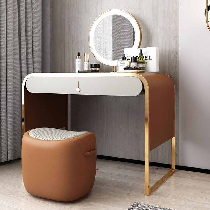 Italian dresser mirror makeup stool 1.2 meters small household makeup factory