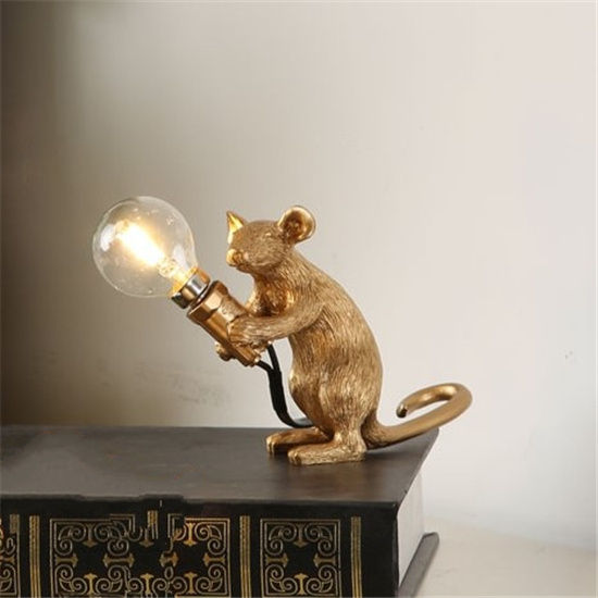 Thumbnail: Nordic Creative Mini Animal Mouse Lamp Living Room Dining Room Bedroom Clothing 