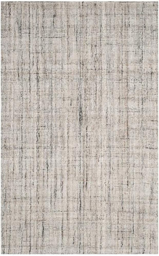 Area Rug Camel and Black Handmade Wool Viscose Ideal for High Traffic Areas in L