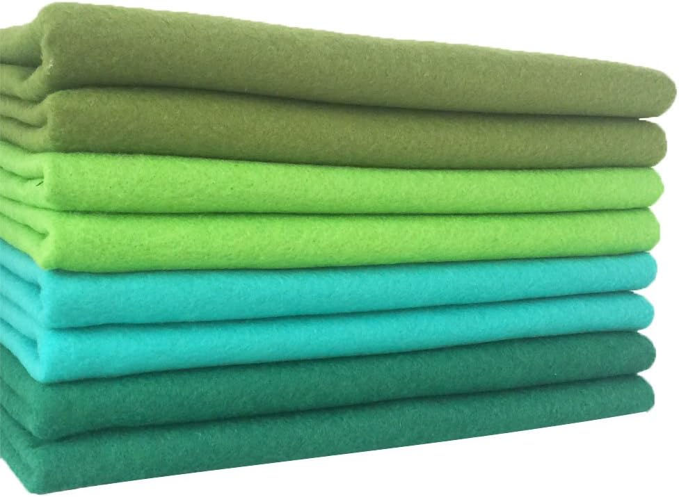 28pcs 12 x 8 inches (30cmx20cm) 1.4mm Thick Soft Felt Fabric Sheet Assorted Col
