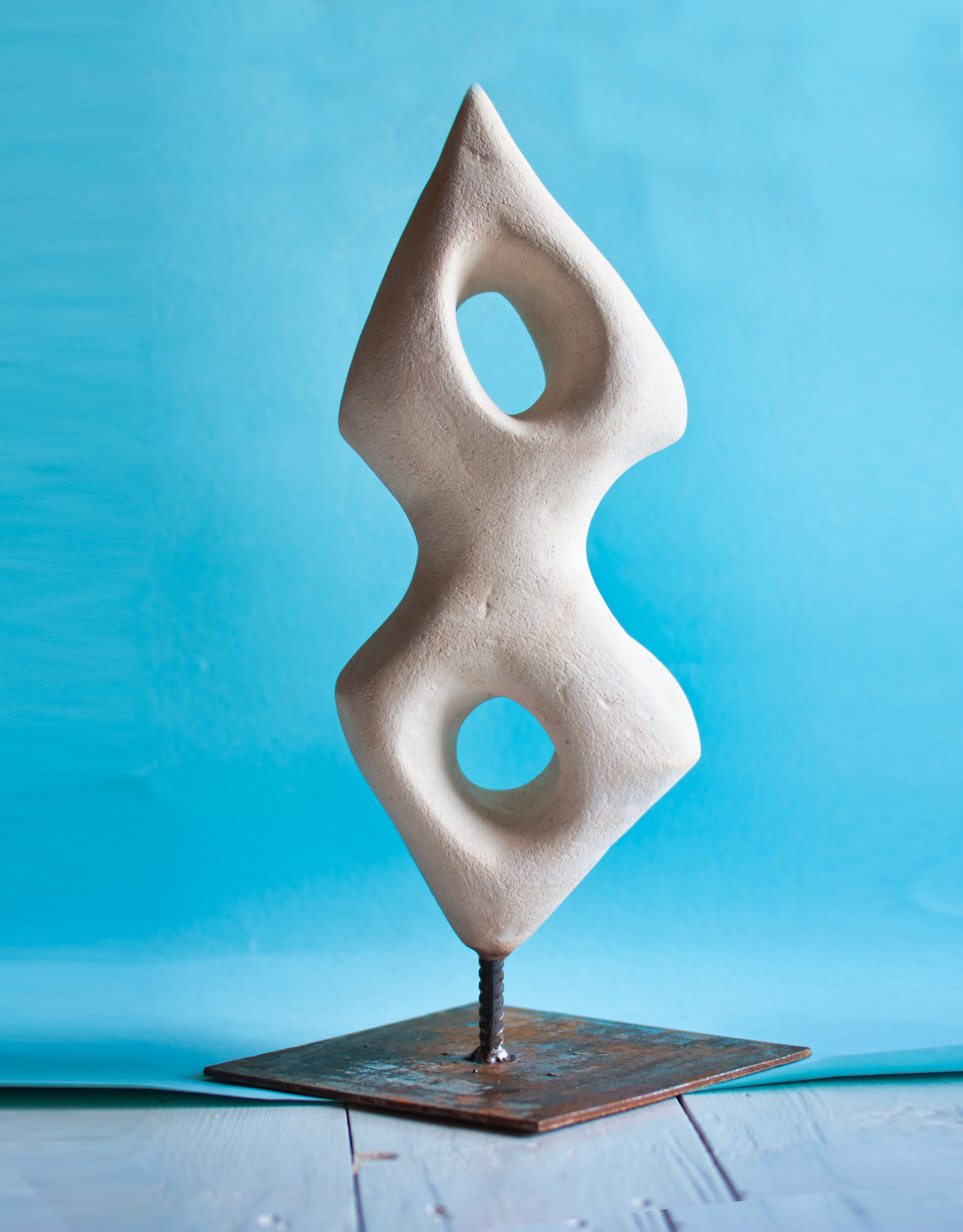Abstract Ceramic Sculpture "Infinity"