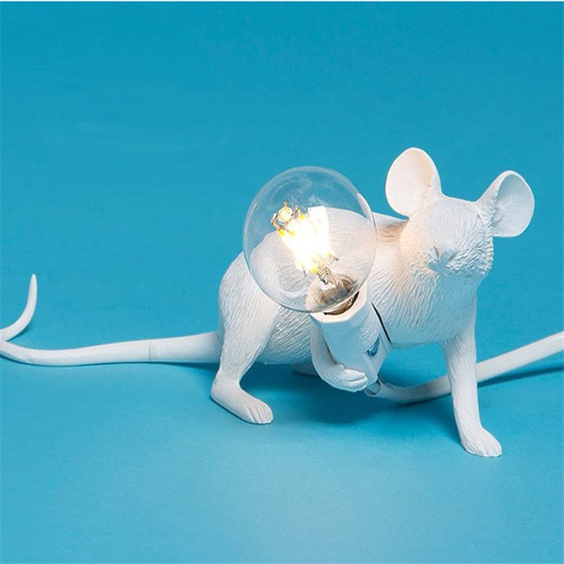 Thumbnail: Nordic Creative Mini Animal Mouse Lamp Living Room Dining Room Bedroom Clothing 