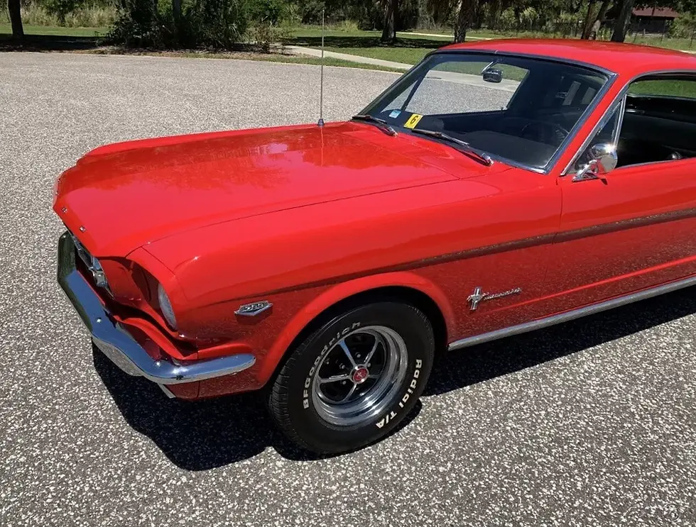 Thumbnail:  1965 Ford Mustang Front Disc Brakes, Beautiful Red Exterior!