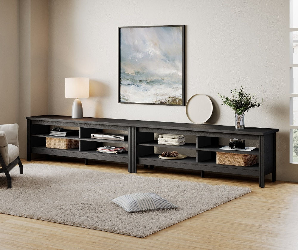 TV Stand for 85 inch TV Center Media Console Table for 80/90/100inch