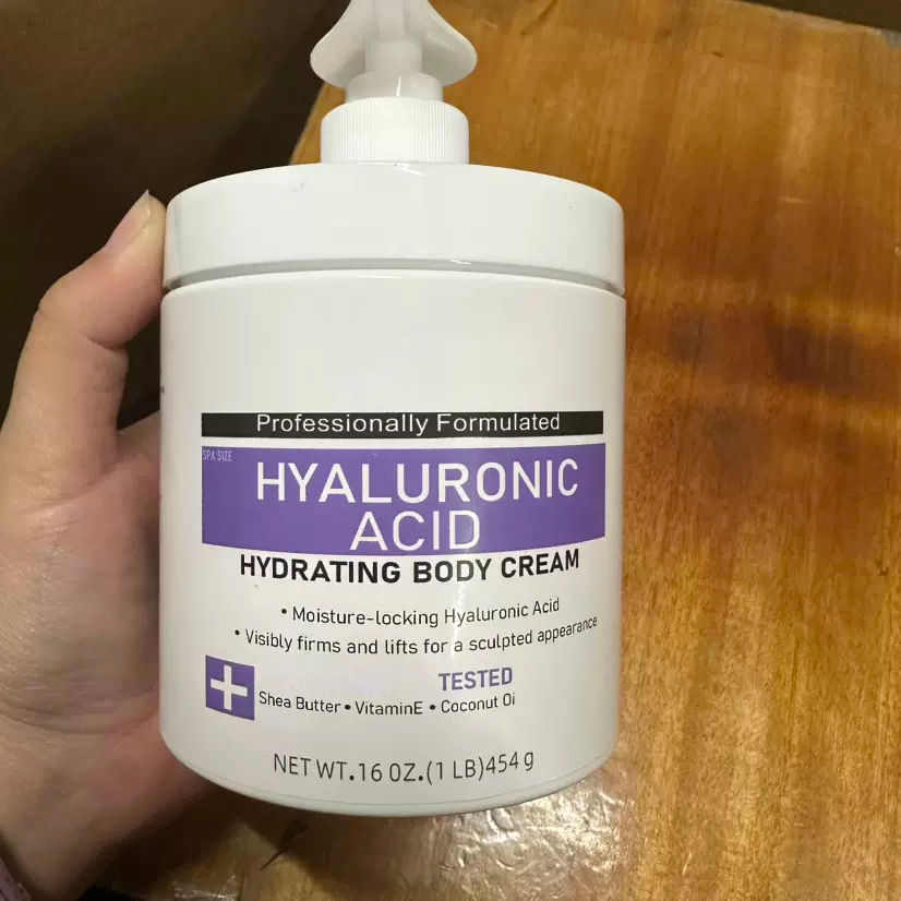 454g Advanced Hyaluronic Acid Body Cream Deep Hydration and Anti-Aging Skin Car