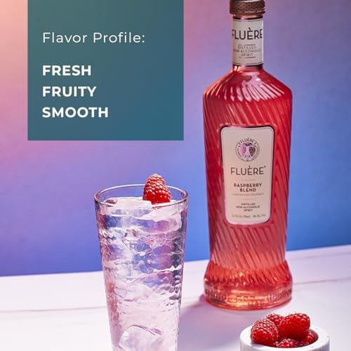 FLUÈRE Raspberry | Pink Gin Alternative | Premium Non-Alcoholic Distilled Spiri