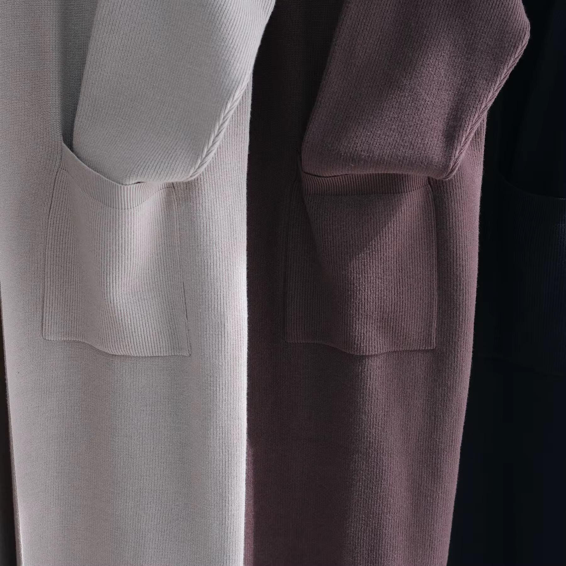 Premium knit longline modest abaya style cardigan