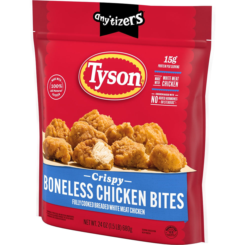 Thumbnail: Tyson Any’tizers Fully Cooked Crispy Boneless Chicken Bites, 1.5 lb Bag (Frozen)