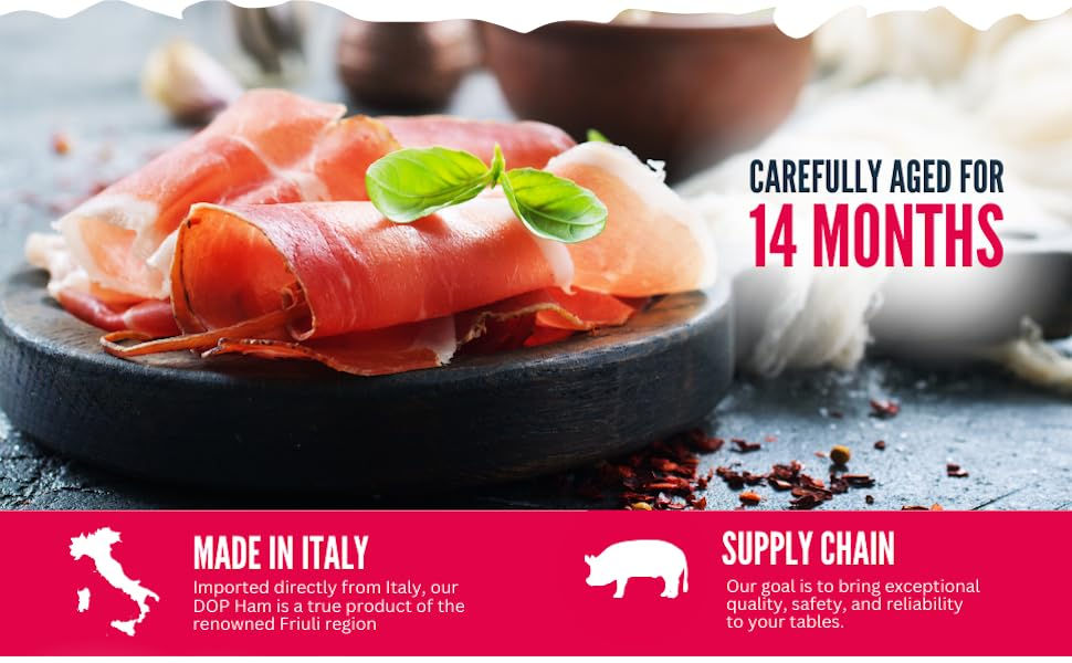 Thumbnail: Boneless Dry-Cured Ham (approx 16lb) - Italian Prosciutto Aged 14 Months, Whole