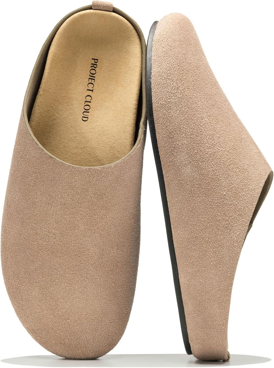 Project Cloud 100% Genuine Suede Clogs for Women - Womens Mules & Clogs