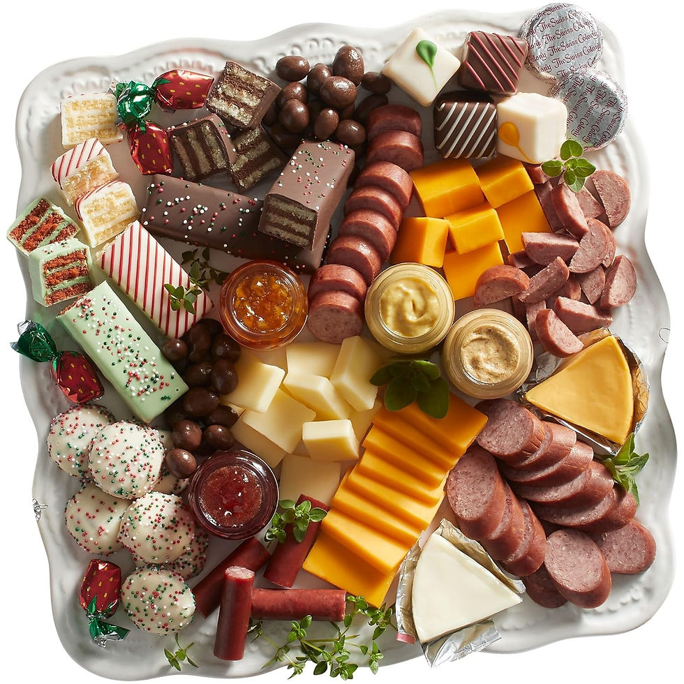 Thumbnail: The Swiss Colony 27 Favorites Food Gift Set, Summer Sausage Meats and Cheeses, 