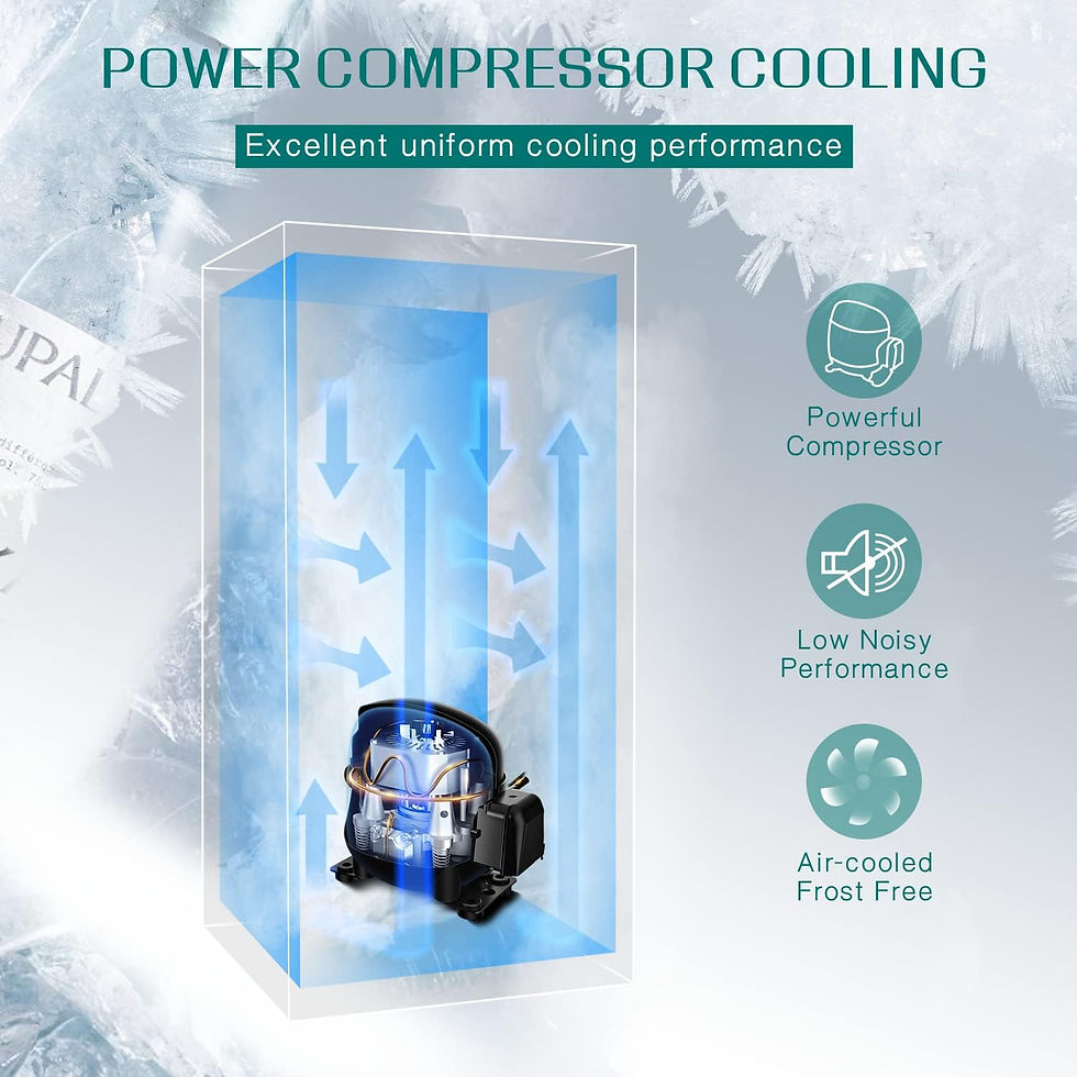 Thumbnail: Kalamera Mini Fridge 24” Beverage and Wine Cooler Built-in or Freestanding - 118