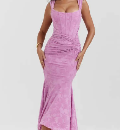 Strapless Mermaid Evening Gown
