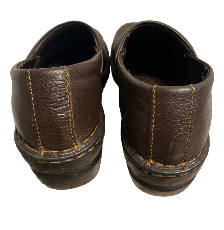 Thumbnail: Sonoma Professionals Brown Leather Clogs- Size 8.5