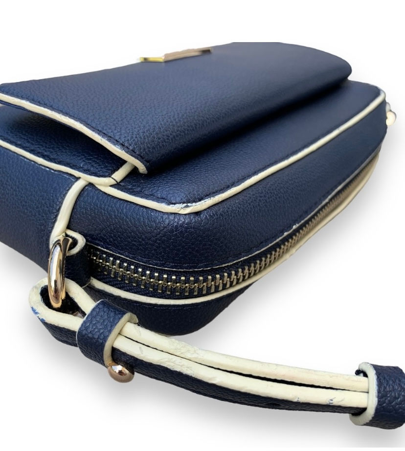 Thumbnail: Lilly Pulitzer Navy Blue “Lilias” Crossbody Purse 